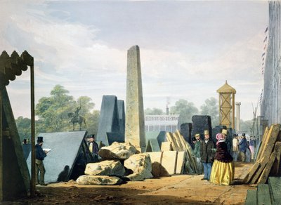 El Exterior, de Imágenes Comprensivas de la Gran Exposición de 1851 de Dickinson, publicada en 1854 de English School