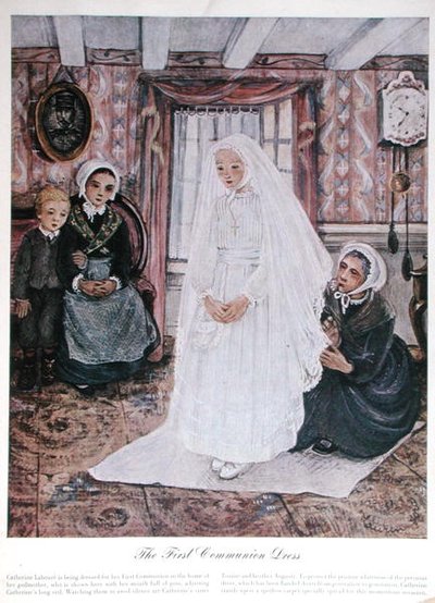 El vestido de la primera comunión, c.1930 de English School