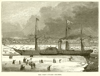 El primer vapor de Cunard de English School