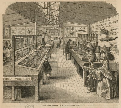 El Museo de Alimentos y Productos Animales, Museo de South Kensington de English School