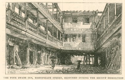 La Posada de los Cuatro Cisnes, Bishopsgate Street de English School