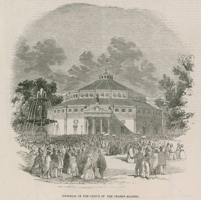 La Lotería Nacional Francesa - exterior del Circo de los Campos Elíseos, París, Francia de English School