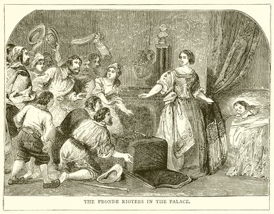 Los alborotadores de la Fronda en el palacio de English School