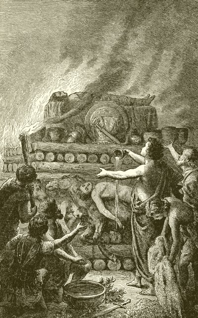 La pira funeraria de Patroclo de English School