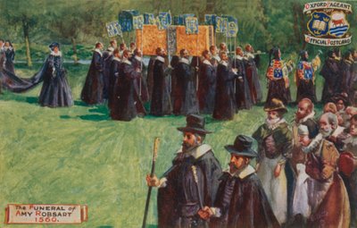 El Funeral de Amy Robsart, 1560 de English School