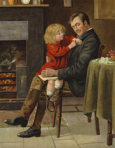 La hija del guardabosques (cromolito) de English School