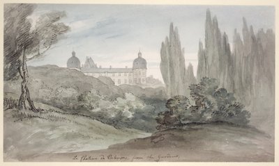 Los jardines del castillo de Valencay, c.1770 de English School