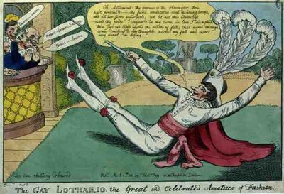 "El Gay Lothario, el Gran y Celebrado Aficionado de la Moda" de English School