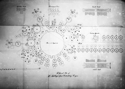 El Plan General de la Gran Máquina Calculadora del Sr. Babbage, grabado por Bolton, impreso por Lemercier Bernard & Co de English School