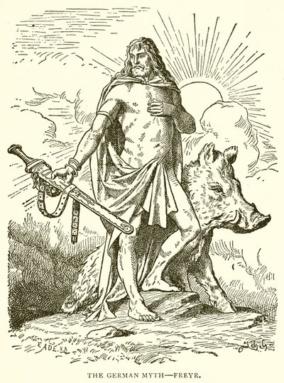 El mito alemán--Freyr de English School