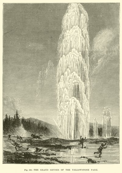 El Gran Géiser del Parque Yellowstone de English School