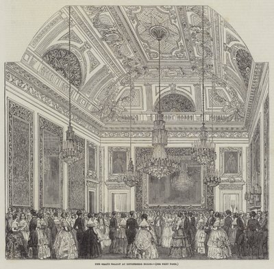 El gran salón en Devonshire House de English School