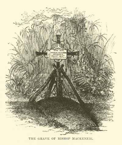 La tumba del Obispo Mackenzie de English School