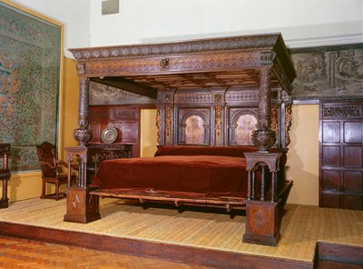 La Gran Cama de Ware, c.1590 de English School