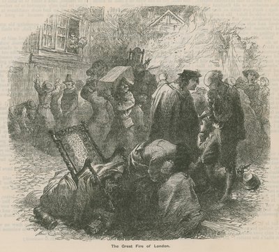 El Gran Incendio de Londres de English School