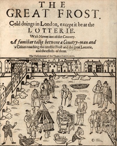 La Gran Helada, Londres, 1608 de English School