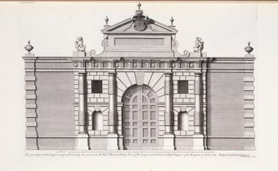 La Gran Puerta en Burlington House, Piccadilly, de 