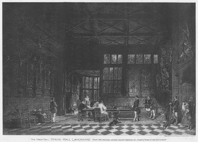 El gran salón, Speke Hall, Lancashire de English School