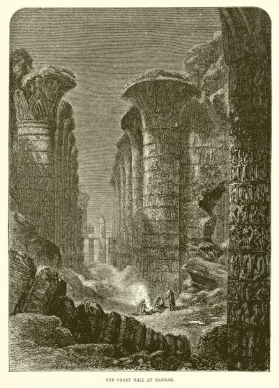 El Gran Salón en Karnak de English School