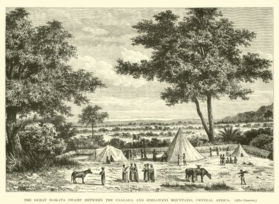 El Gran Pantano de Makata entre las Montañas Usagara y Simbaweni, África Central de English School