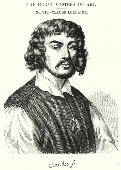 Los grandes maestros del arte, Claude Lorraine (grabado) de English School