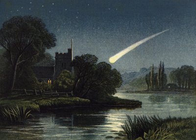 El gran meteoro del 7 de octubre de 1868 de English School