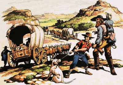 El Gran Trek de 1835-37 de English School