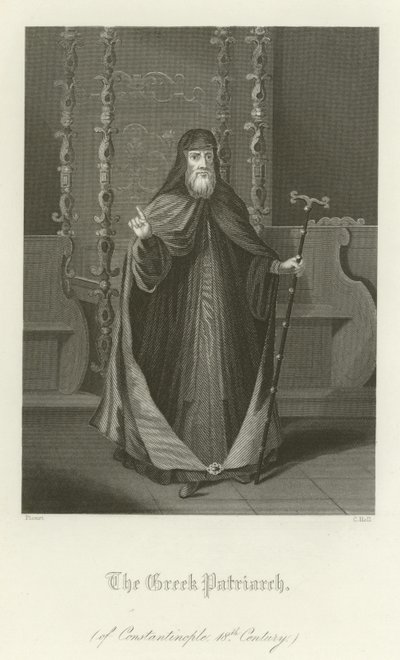 El Patriarca Griego de Constantinopla, siglo XVIII de English School