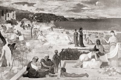 La colonia griega de Massalia, de la Historia de las Naciones de Hutchinson, pub.1915 de English School