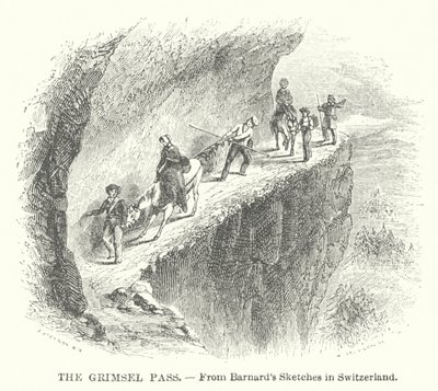 El paso de Grimsel (grabado) de English School