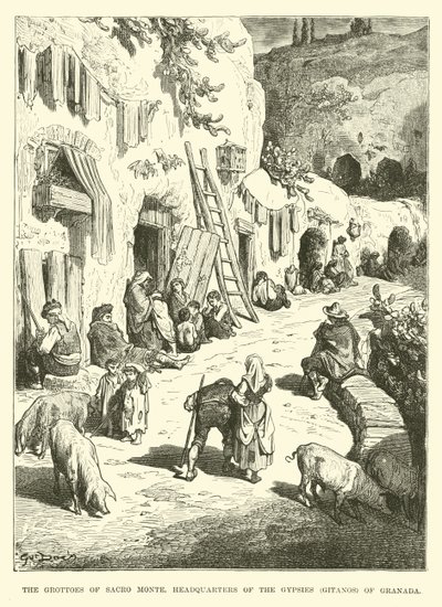 Las grutas de Sacro Monte, cuartel general de los gitanos, Gitanos de Granada de English School