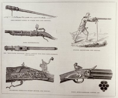 El arma y su desarrollo, de The Illustrated London News, 17 de septiembre de 1881 de English School