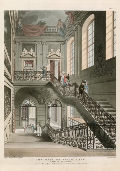 El Salón y la Escalera, Museo Británico de English School