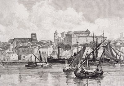 El puerto, Brindisi, Italia, de 