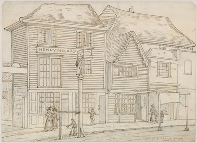 La Liebre y los Sabuesos, Islington, demolido en 1840 de English School