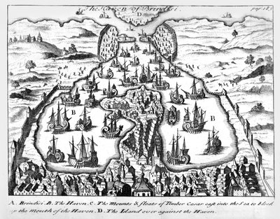 El puerto de Brindisi, ilustración de 