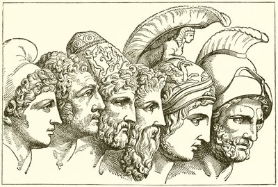 Los héroes de la guerra de Troya de English School