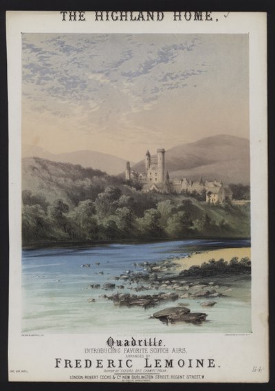 El hogar de las tierras altas, Castillo de Balmoral, Cuadrilla, Frederic Lemoine de English School