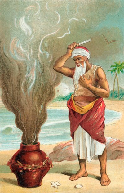 La historia del pescador de English School