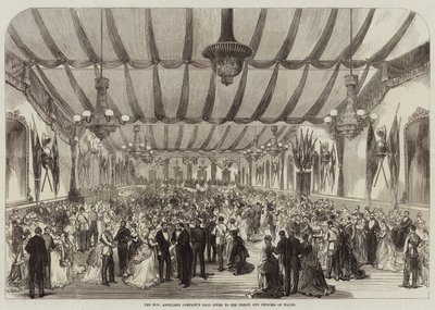 Baile de la Compañía de Artillería Honorable dado al Príncipe y la Princesa de Gales de English School