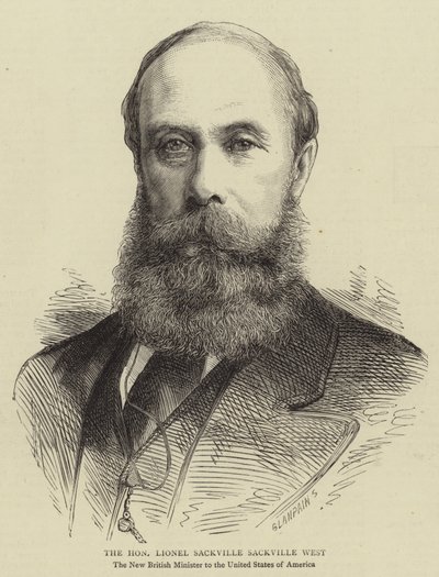 El Honorable Lionel Sackville Sackville West (grabado) de English School