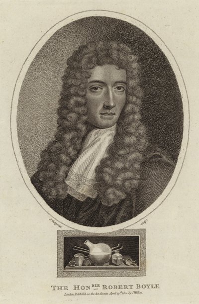El Honorable Robert Boyle (1627 - 1691) de English School