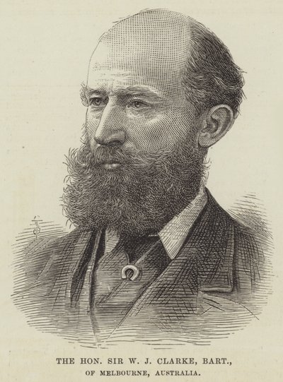El honorable Sir W. J. Clarke, baronet, de Melbourne, Australia de English School