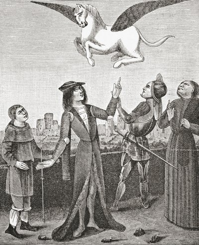El caballo Pegaso, 1878 de English School