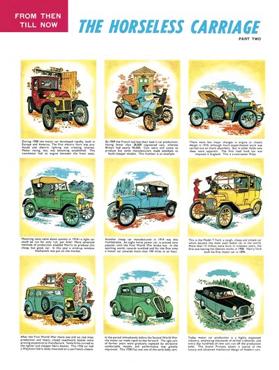 El coche sin caballos, una historia del automóvil de English School