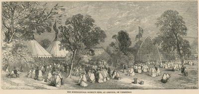 La fiesta de la Sociedad Hortícola, en Chiswick de English School