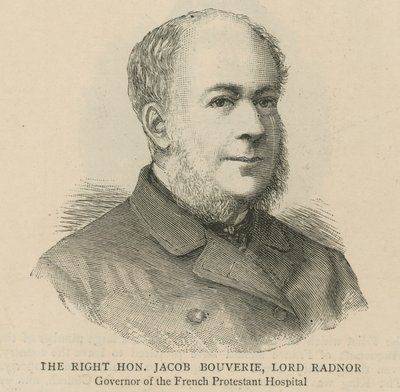 Los hugonotes en Inglaterra: El Muy Honorable Jacob Bouverie, Lord Radnor de English School