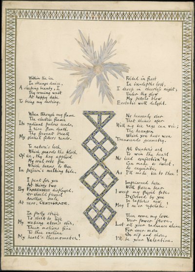 La flor de hielo, publicado en The Reader, 1865 de English School