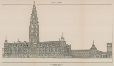 El Instituto Imperial: Diseño por T G Jackson de English School