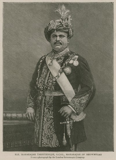 El Instituto Imperial: Su Alteza el Maharajá Takhtsingjie, Maharajá de Bhownugar de English School